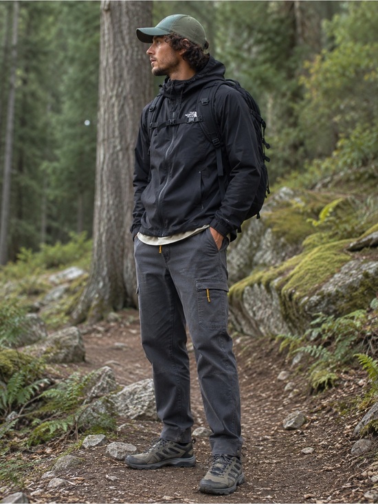 The North Face Other - The North Face Men’s Utility Cargo Pants Gray Elastic Waist Outdoor Casual Small